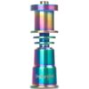 Female Rainbow Titanium Nail | For Enail Heating Coil | Free Shipping