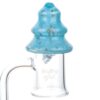 Blue Christmas Tree Themed Carb Cab - 420 Christmas Gift- Puffing Bird - Online Headshop
