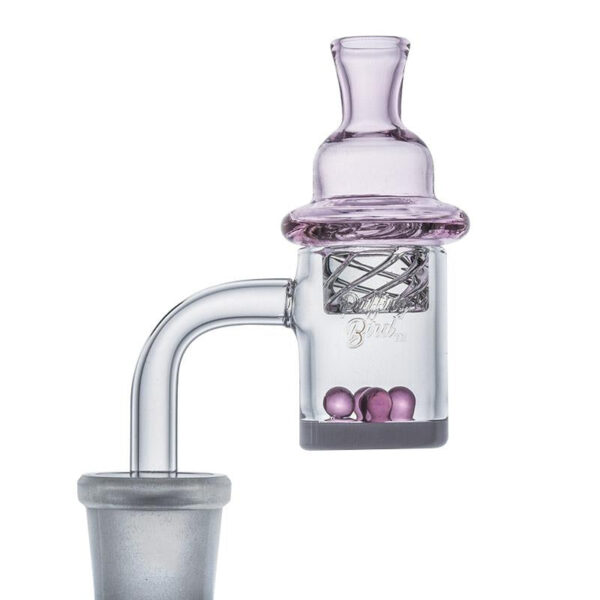 Light Pink Glass Carb Cap For Sale  For Quartz Banger  Free Shipping