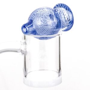 Mini Spiral Glass Carb Cap For Sale  For Puffco  Free Shipping