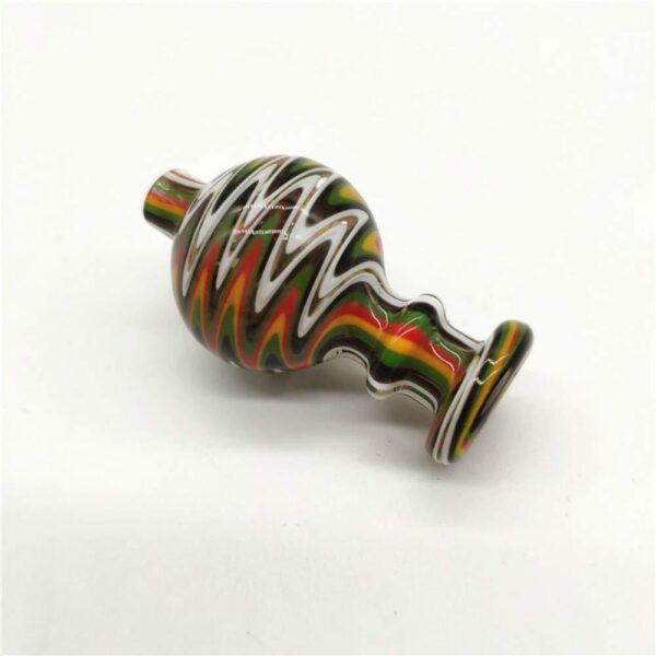 Multicolor Pyrex Glass Ball Cover Carb Cap | Carb Caps | Free Shipping