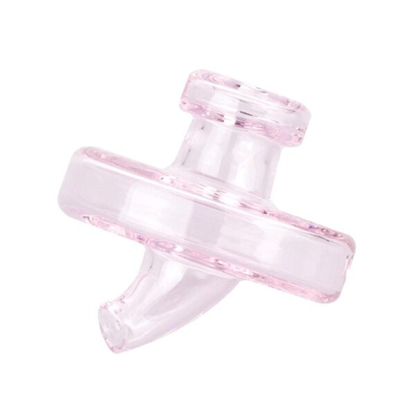 Pink Disc Glass Carb Cap For Sale  For Quartz Banger  Free Shipping