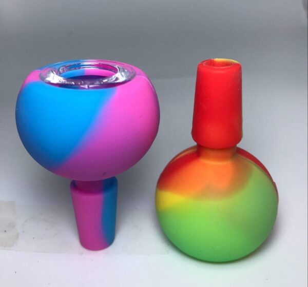 Two-Color Silicone Colorful Bubble Carb Cap For Sale | Free Shipping