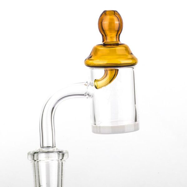 Yellow Glass Dab Carb Cap For Sale  For Quartz Banger  Free Shipping